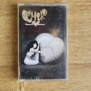 Vtg 1989 Cher HEART OF STONE Cassette Tape